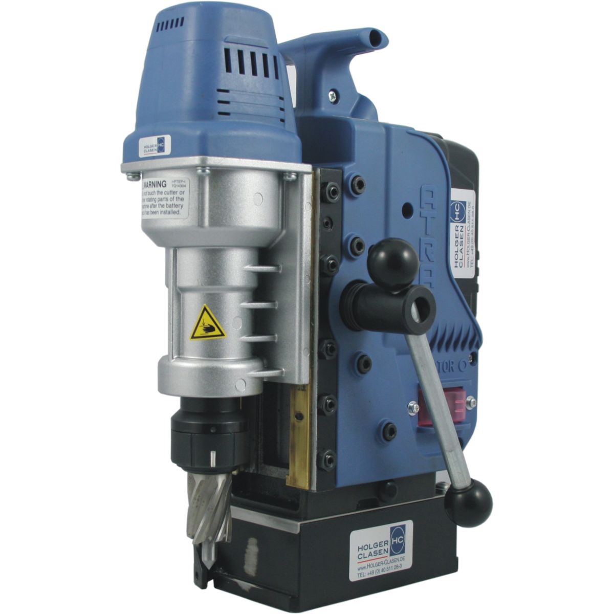 Battery magnetic drilling machine 