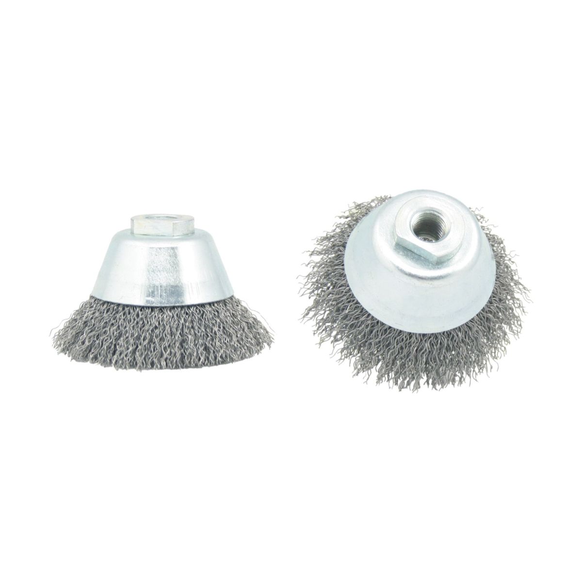 Wire cup brush