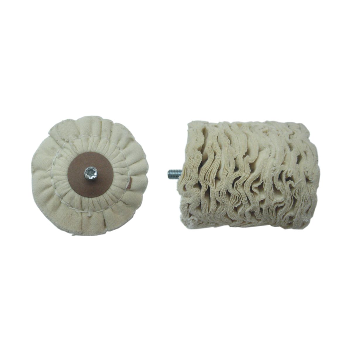 Pleated cloth polishing roller