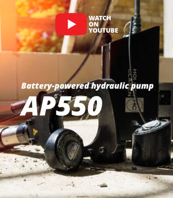 AP550 Battery Powered Hydraulic Pump