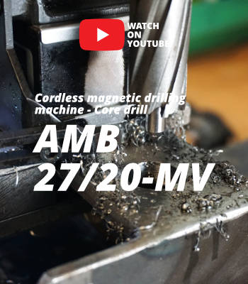 AMB 27/20-MV - Cordless Magnetic Drilling Machine