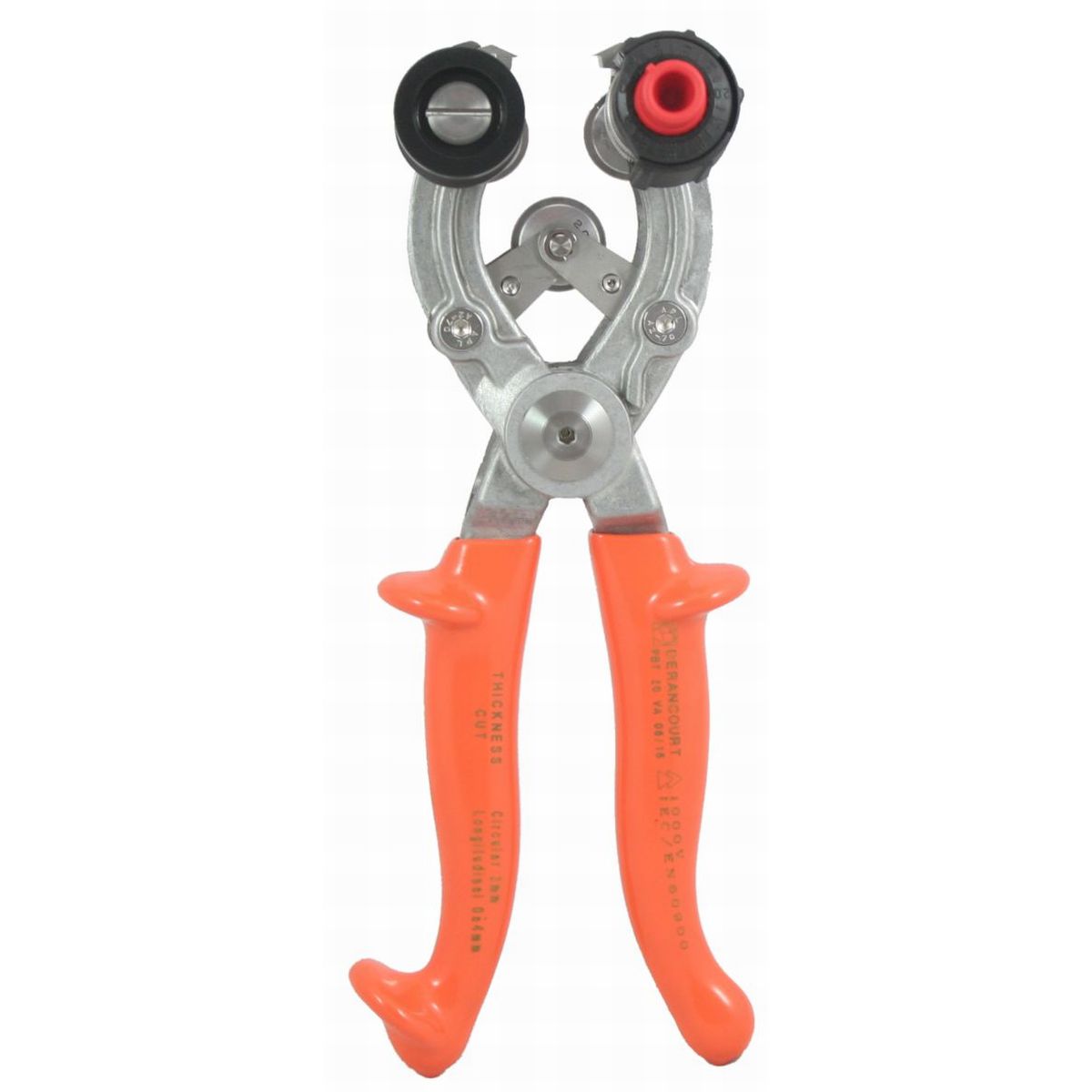 Stripping plier, insulated, 3 blades